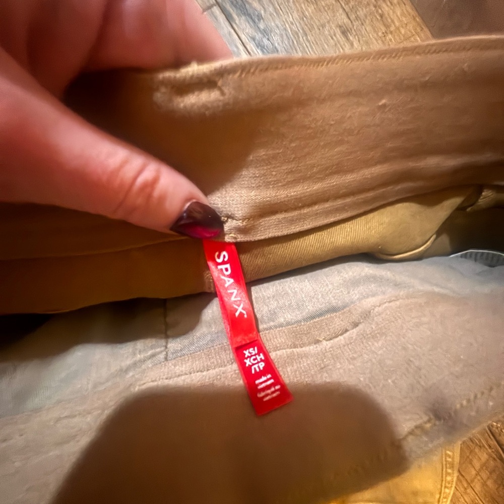 SPANX High Rise Tan Jeans - Picture 5 of 5